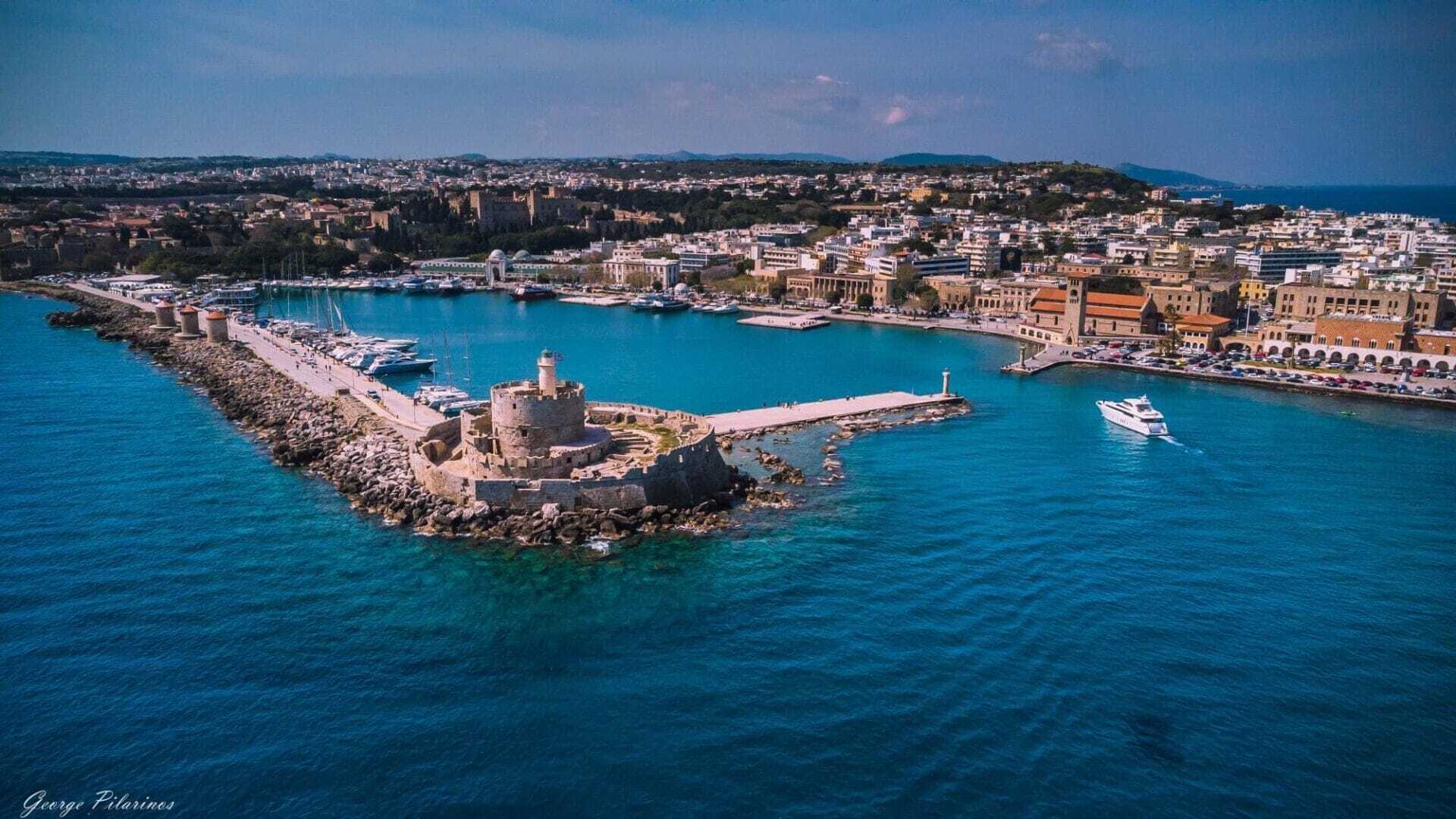Rhodes harbour