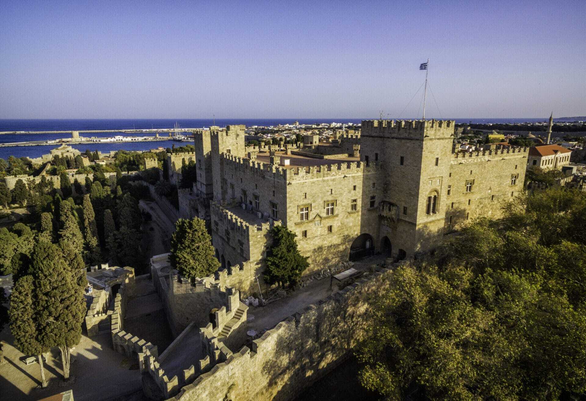 DJI_0009 - Kolymbia Sea Lines castle old city rhodes