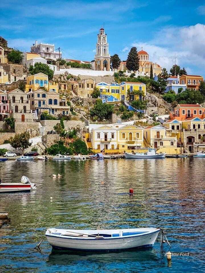 beautiful symi from Kolymbia by boat