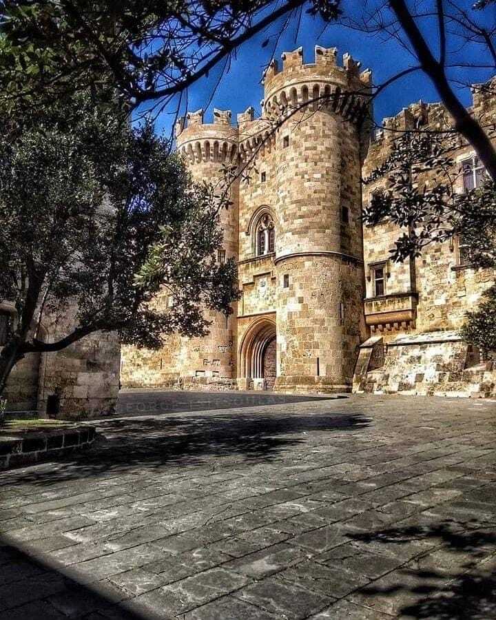 harbour old town rhodes Kolymbia sea lines
