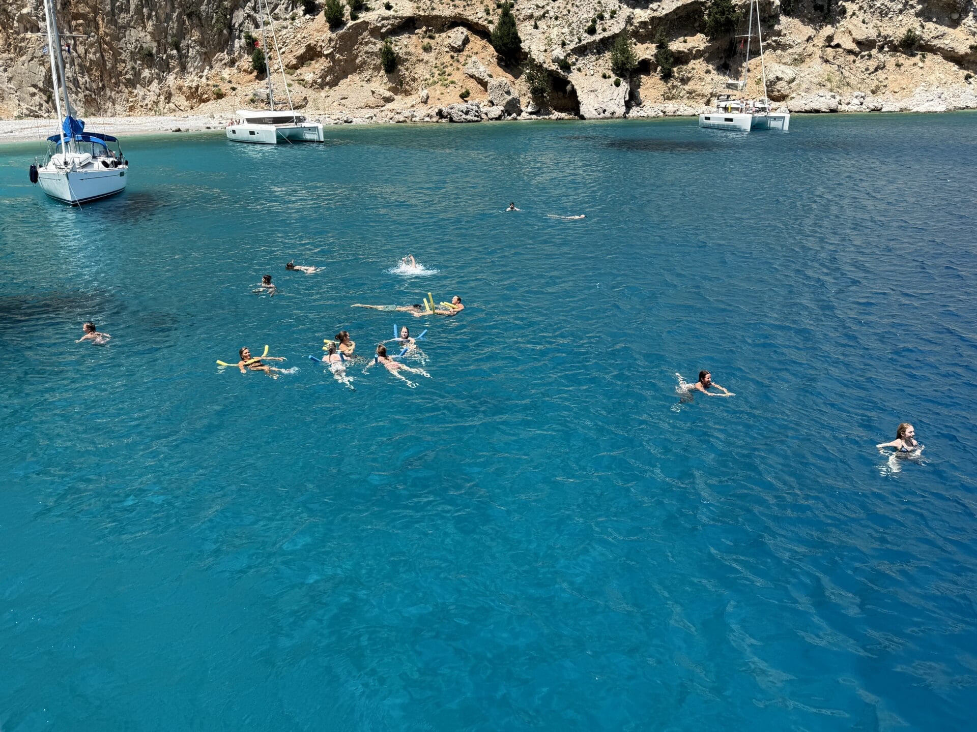 Kolymbia boat cruise